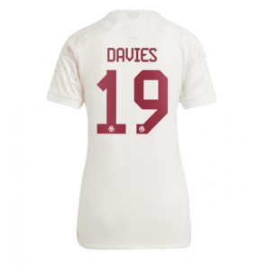 Bayern Munich Alphonso Davies #19 Dámské Alternativní Dres 2023-24 Krátký Rukáv